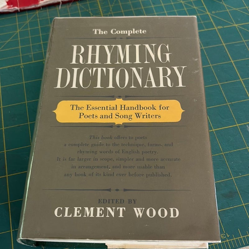 The Complete Rhyming Dictionary