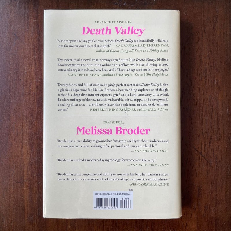 Death Valley - Signed, 1st Edition