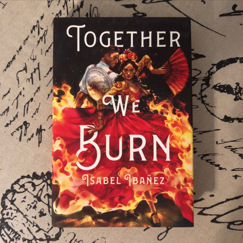 ✨ Signed Book ~ Owlcrate Bookish Box Together We Burn by Isabel Ibanez ✨