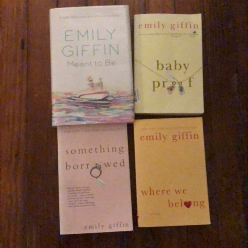 Emily giffin book bundle