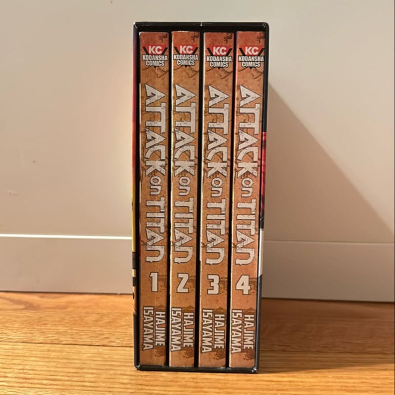 Attack on Titan Season 1 Part 1 Manga Box Set