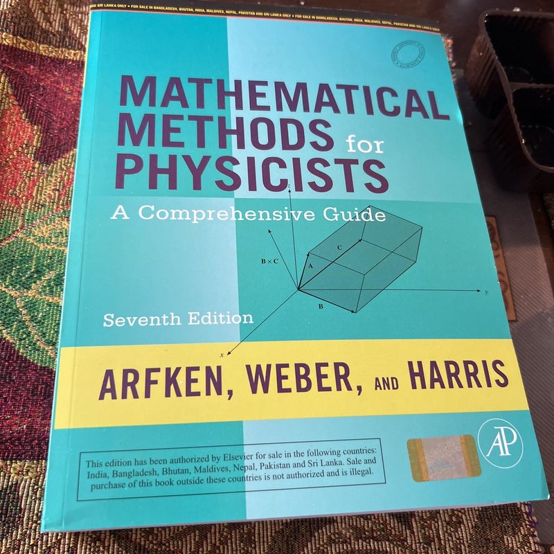 Mathematical Methods for Physicists - A Comprehensive Guide by  Arfken,Weber, and Harris , Paperback | Pangobooks