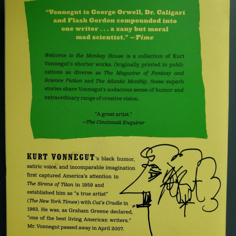 Welcome to the Monkey House by Kurt Vonnegut