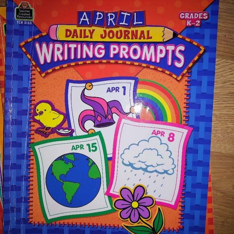 September through May daily journal writing prompts grades kindergarten through 2nd