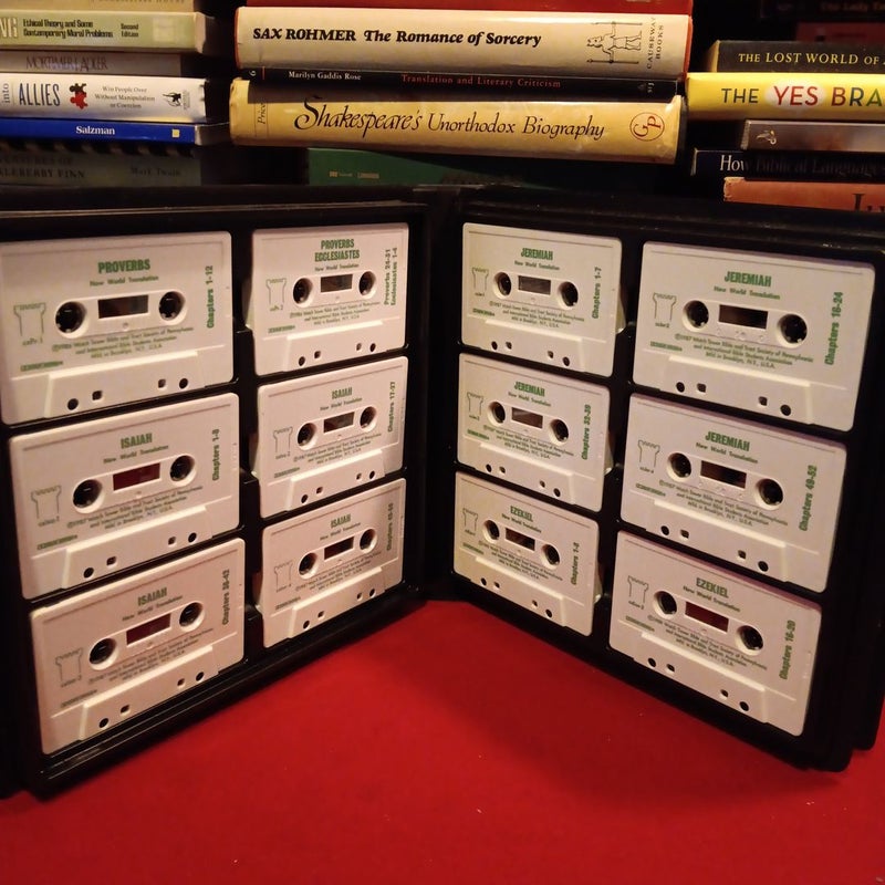 1980's New World Translation 36 Cassettes tapes