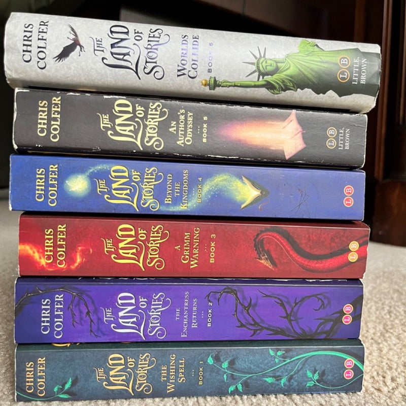  The Land of Stories Complete 6 Book Set Chris Colfer Paperback Fairy Tale