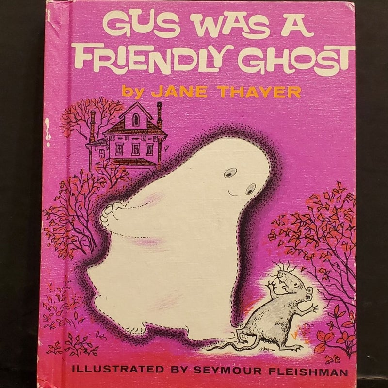 Vintage Gus Was a Friendly Ghost Hardback Children's Book