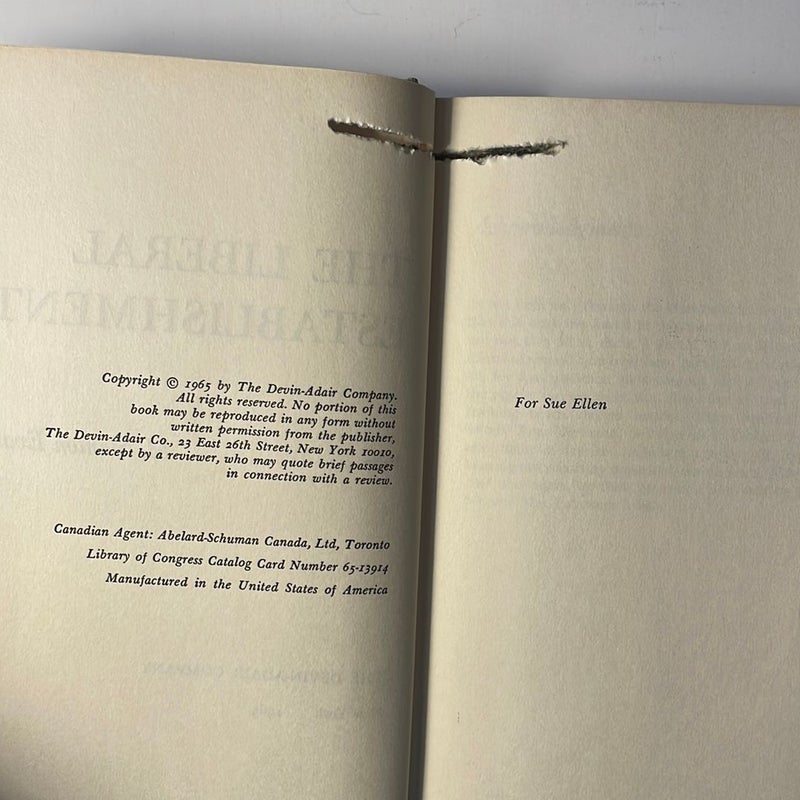 The Liberal Establishment 