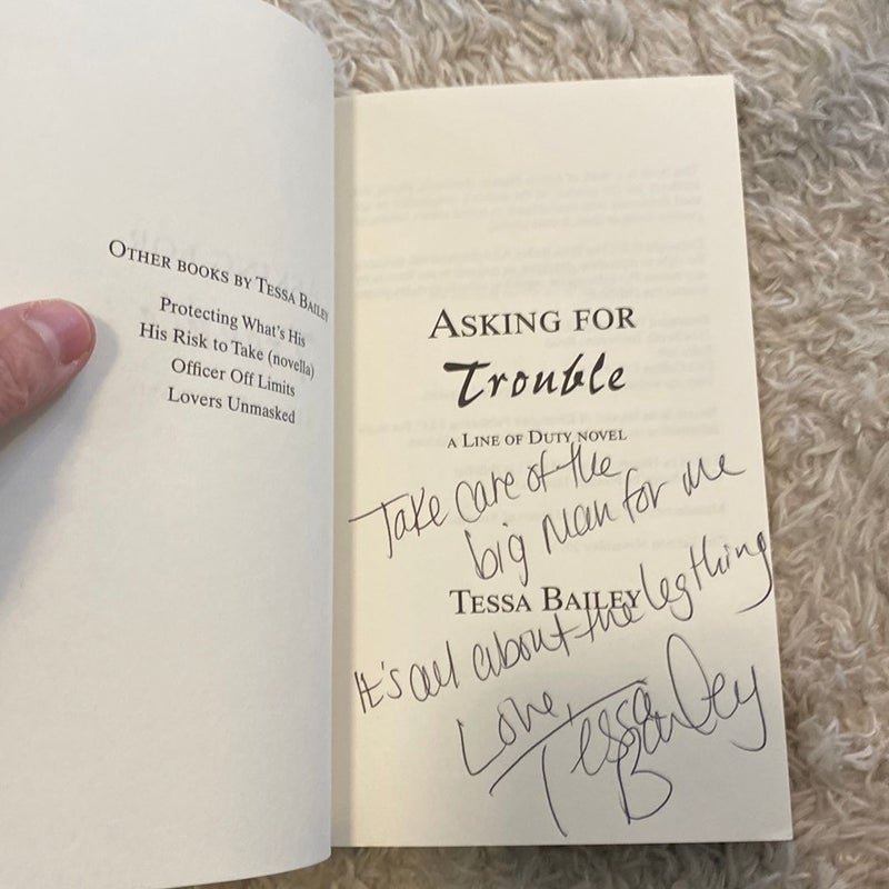 Asking for Trouble (Signed)