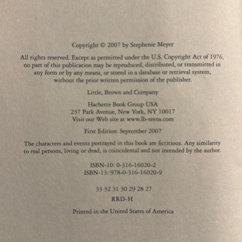 Eclipse *First Edition*
