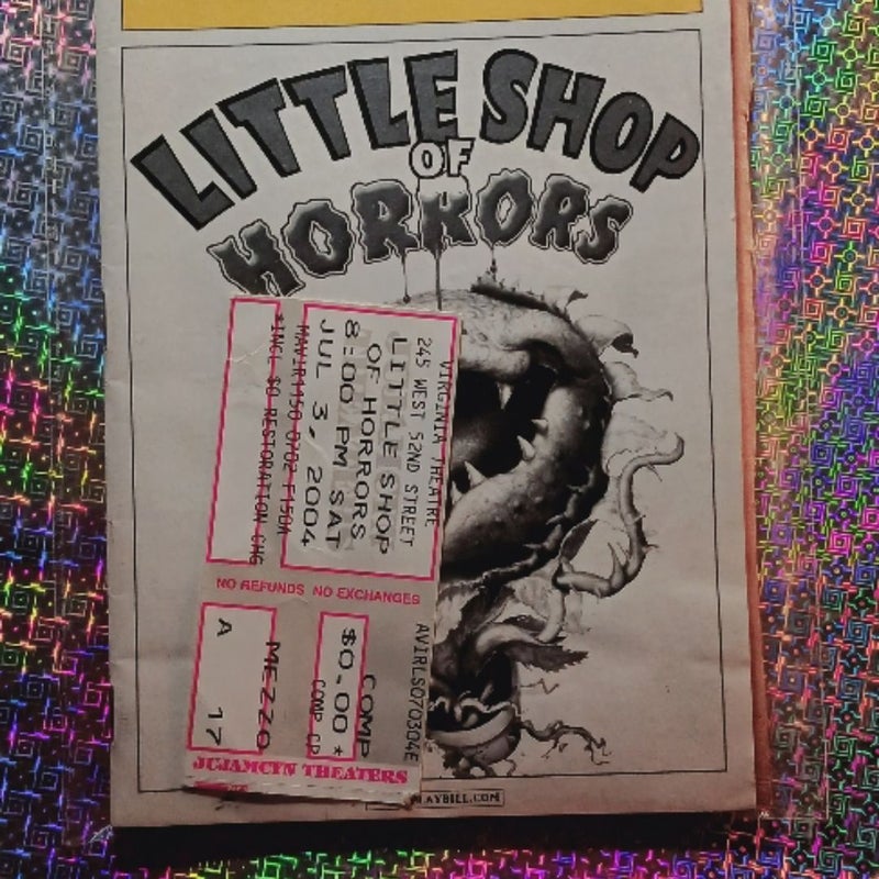 Playbill: Little Shop Of Horrors