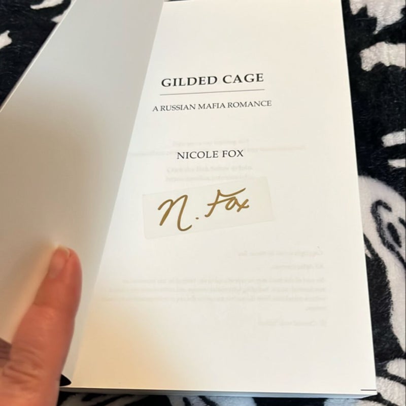 Gilded Cage - Bookplate Signed