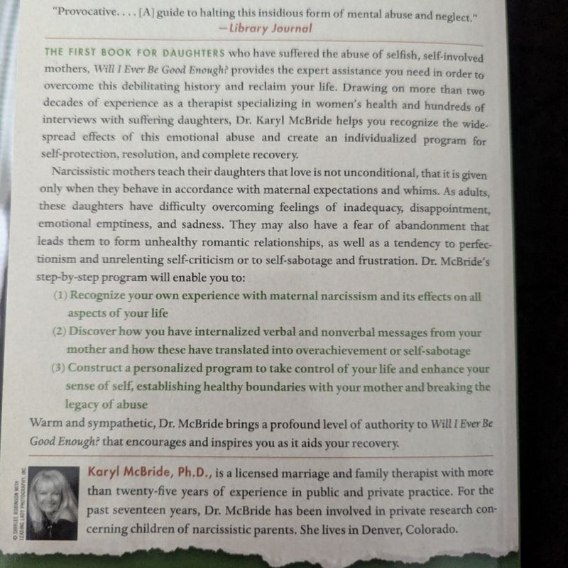 Will I Ever Be Good Enough?