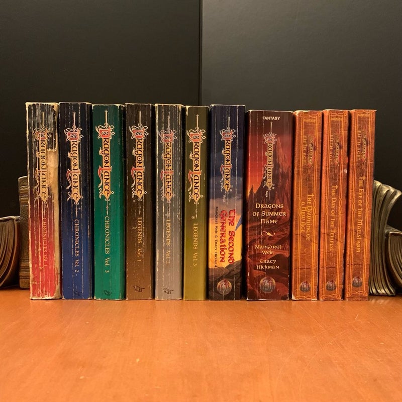 DragonLance Starter Set, Core Plot Novels: Chronicles Trilogy, Legends Trilogy, Second Generation, Dragons of Summer Flame, Dragons of a New Age Trilogy