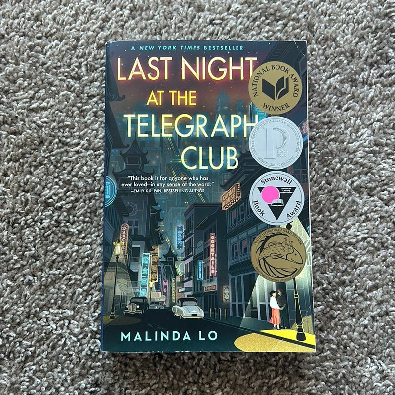 Last Night at the Telegraph Club by Malinda Lo, Paperback