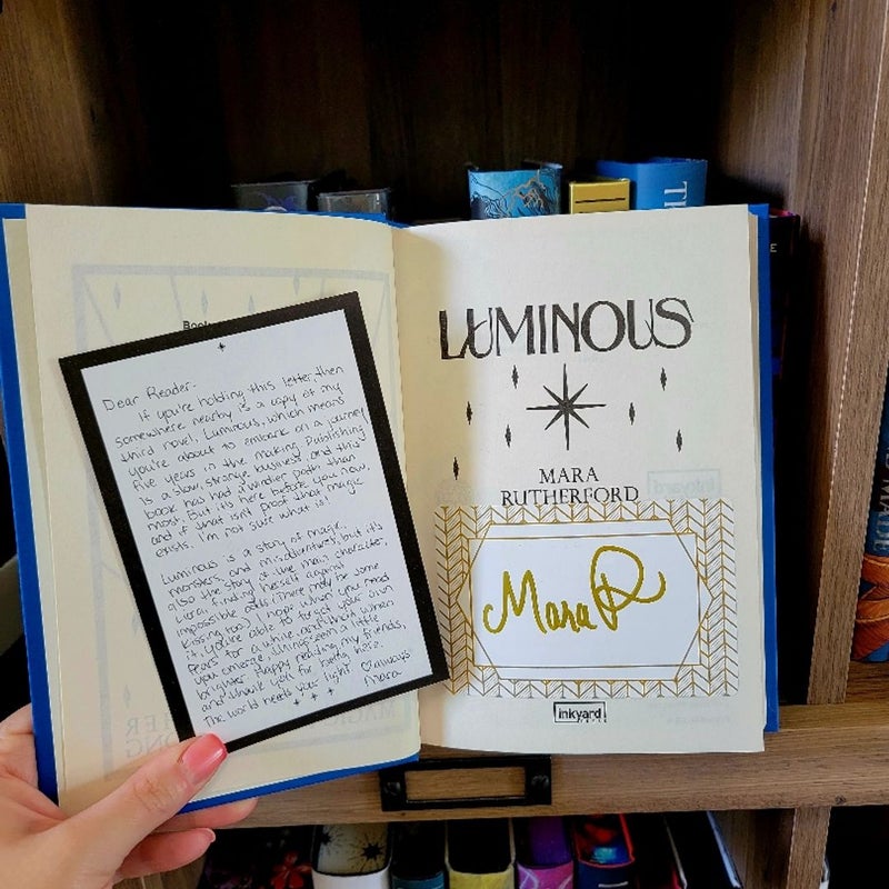 Unplugged Book Box Signed Luminous