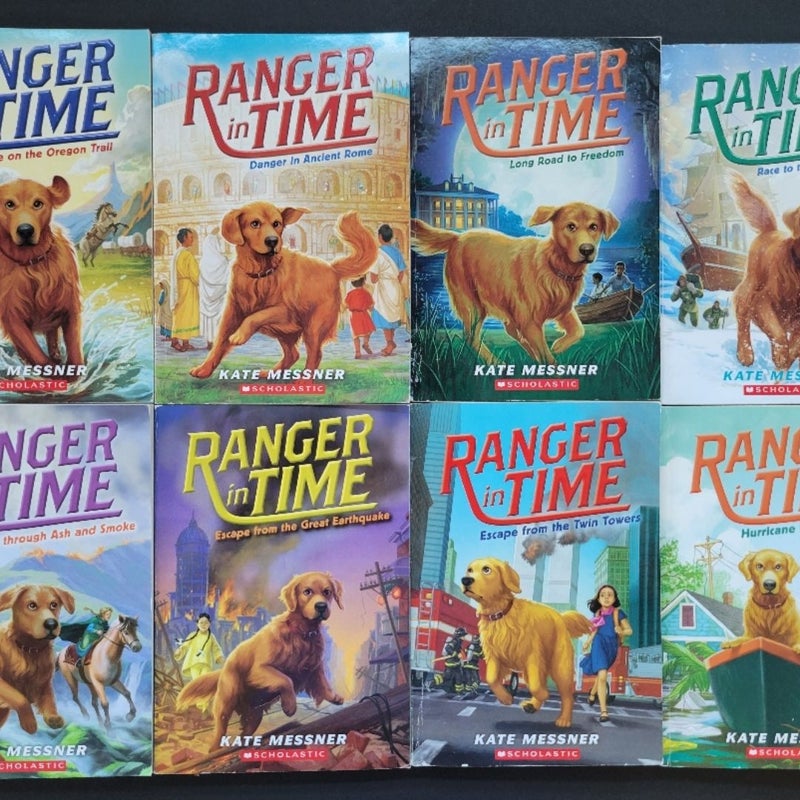 RANGER IN TIME 8 BOOKS BY KATE MESSNER GOLDEN RETRIEVER IN ORDER, NO DUPLICATES