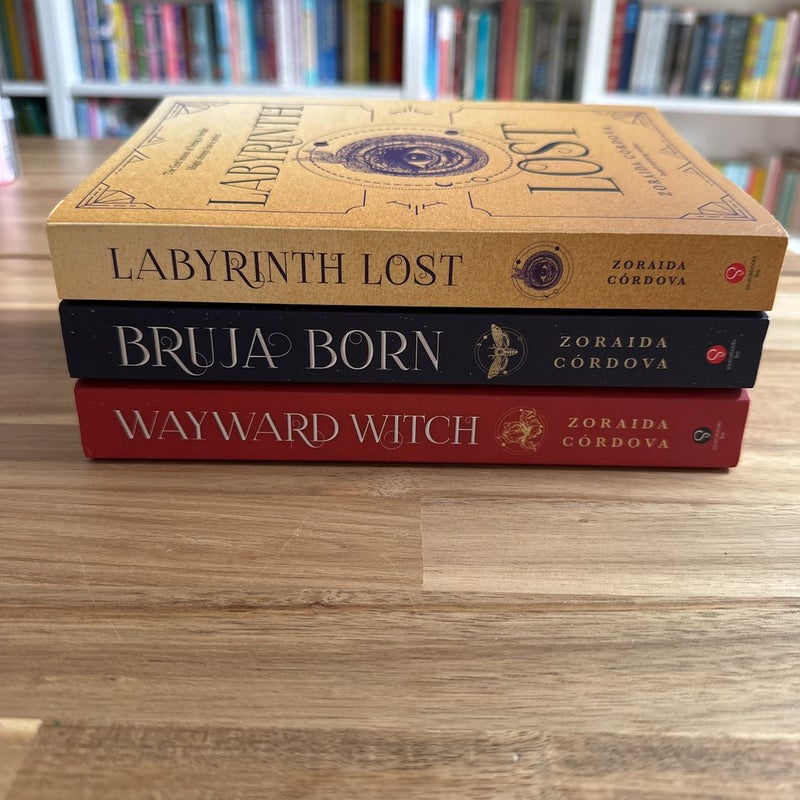 Labyrinth Lost books 1,2,3