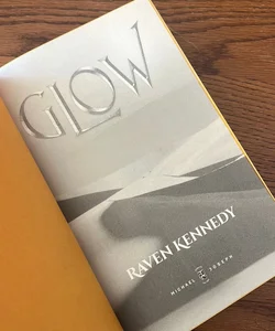 Glow // Waterstones signed special edition (missing dust jacket)