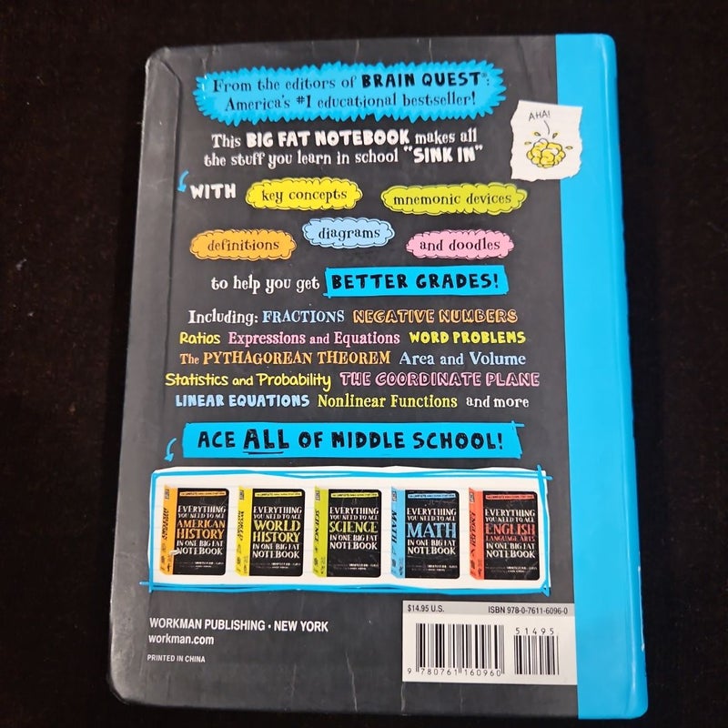 Everything You Need to Ace Math in One Big Fat Notebook