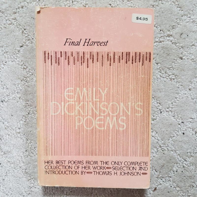 Final Harvest: Emily Dickinson's Poems (Little Brown Books, 1961)