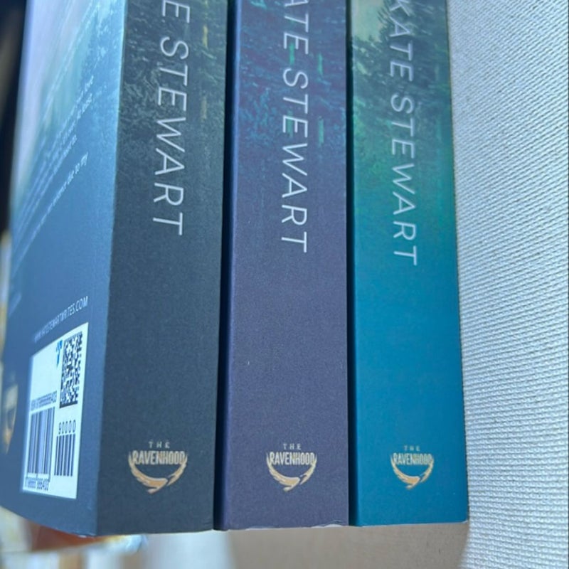 The Ravenhood Trilogy OOP Covers 