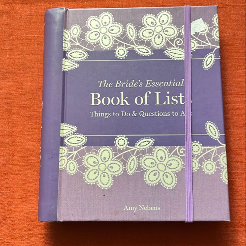 The Bride's Essential Book of Lists