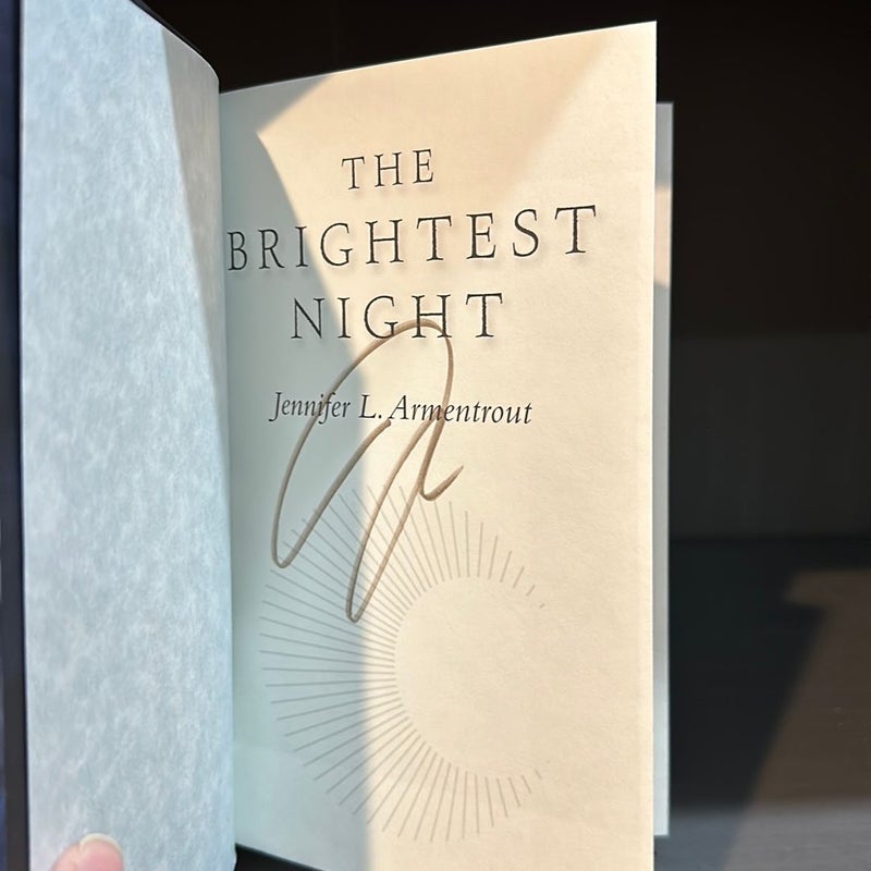 HAND SIGNED The Brightest Night