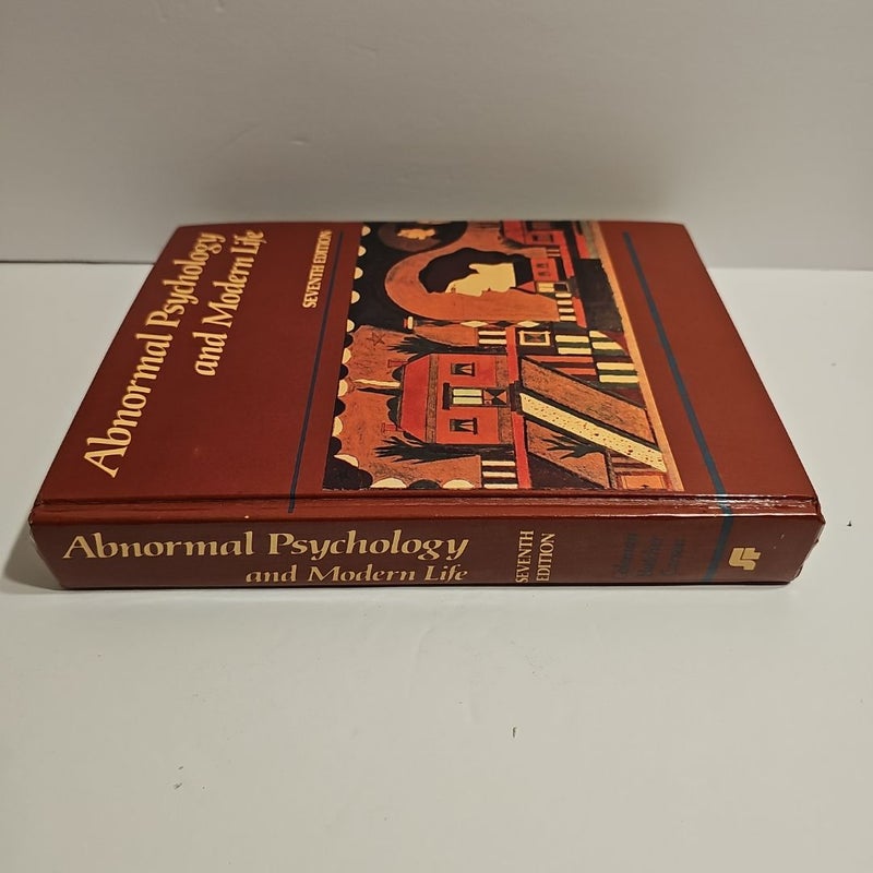 Abnormal Psychology and Modern Life