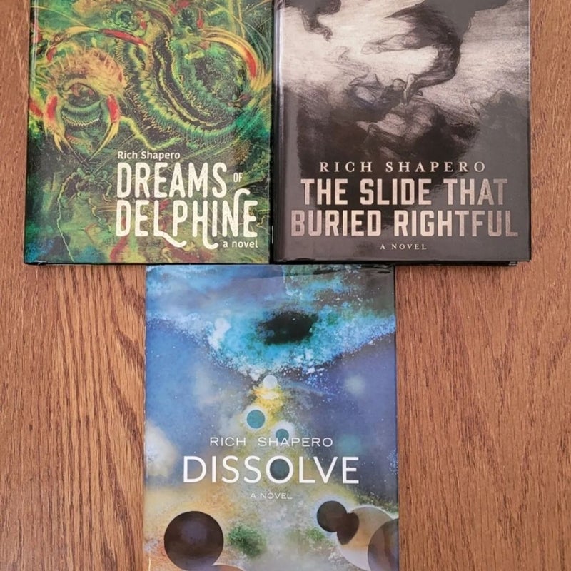 Book Lot of 3 Rich Shapero Hardcover Novels