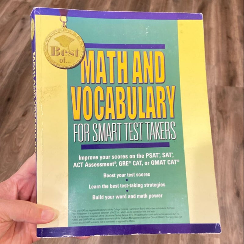 Best of Math and Vocabulary for Smart Test Takers