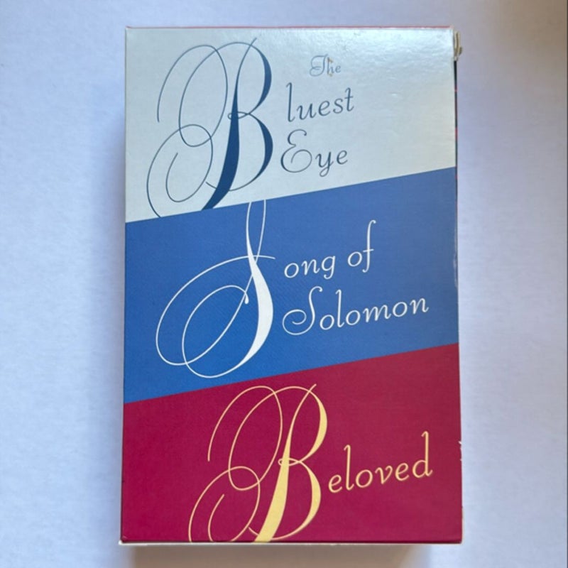 Toni Morrison Box Set: the Bluest Eye, Song of Solomon, Beloved
