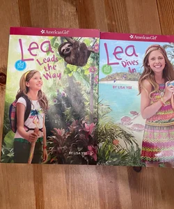 Lea dives in and Lea leads the way duo of books  