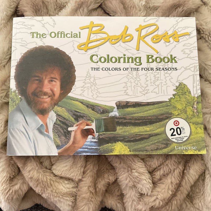 Official Bob Ross Colouring Book