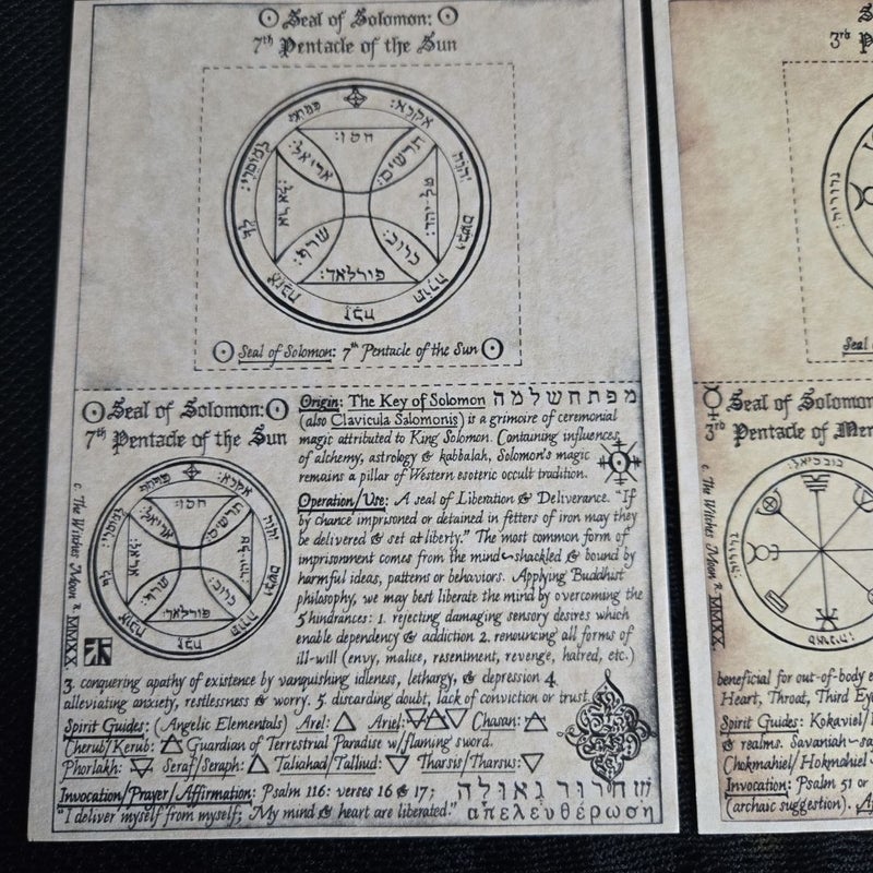 Book of Shadow Pages