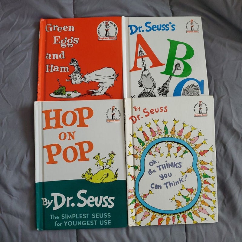 4 book Dr. Seuss BOOK BUNDLE! 