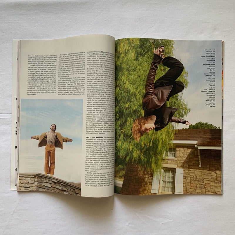 GQ “Justin Bieber Is Young & Free” Issue May 2021 Magazine (16) Total Pages