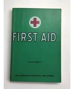 Vintage 1950s American Red Cross First Aid Medical Care Textbook Reference