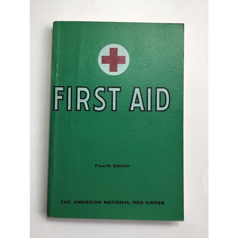 Vintage 1950s American Red Cross First Aid Medical Care Textbook Reference