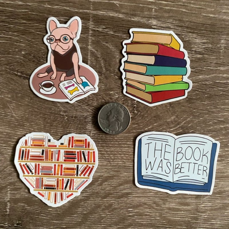 Bookish Stickers 