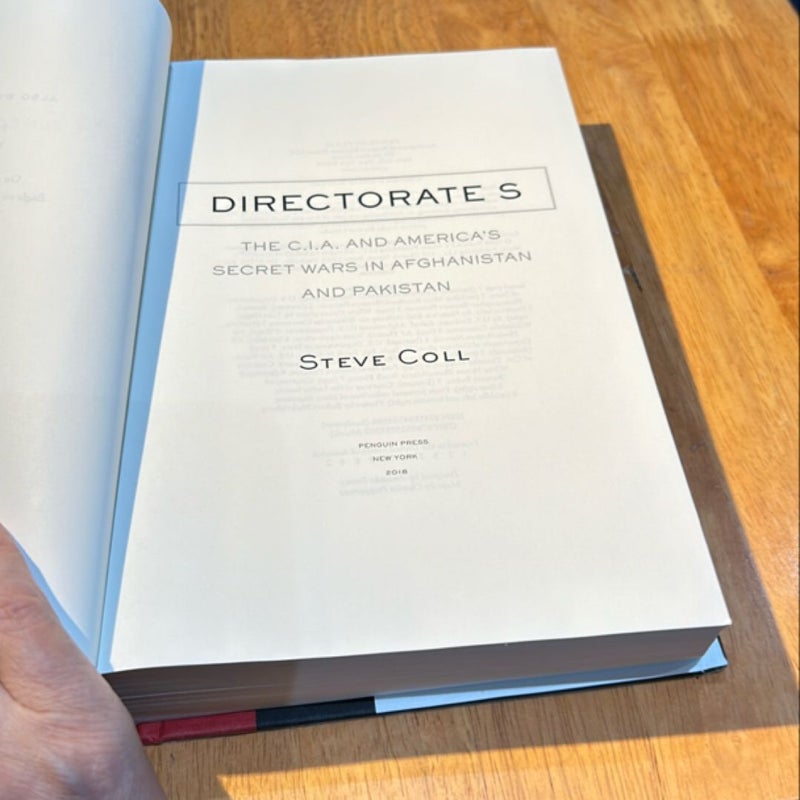 Directorate S * 1st Ed/1st Print , the 2018 National Book Critics Circle Award Winner