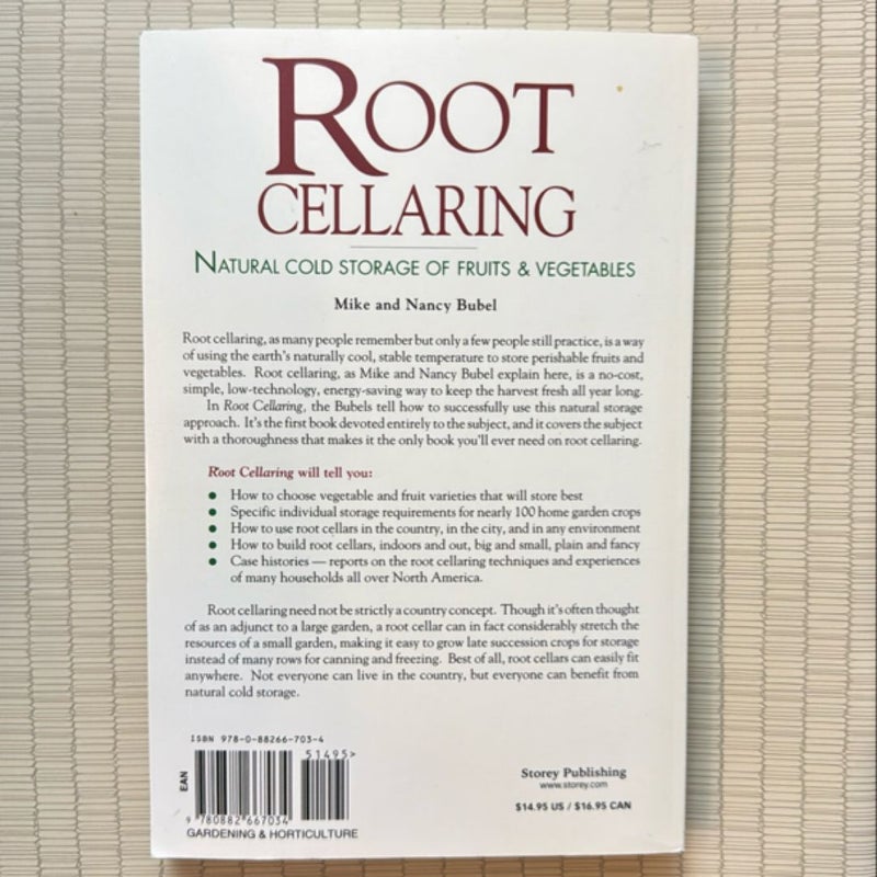 Root Cellaring