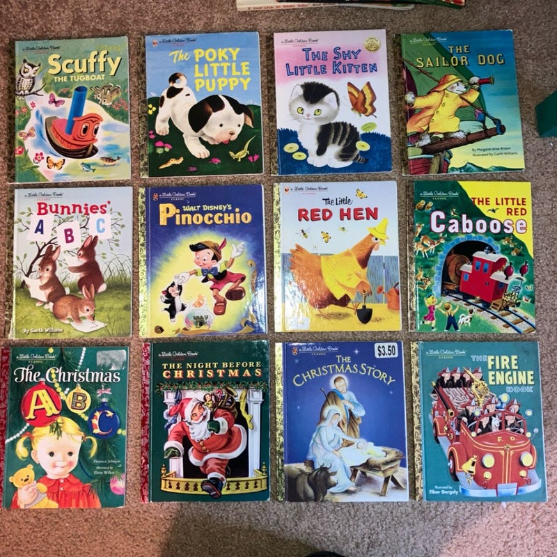 Bundle of 12 Little Golden Book ‘Classics’” 