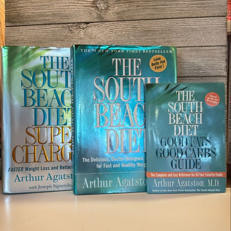 The South Beach Diet BUNDLE: 3 BOOKS!