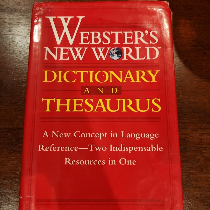 Webster's New World Dictionary and Thesaurus, 2nd Edition (paper Edition)