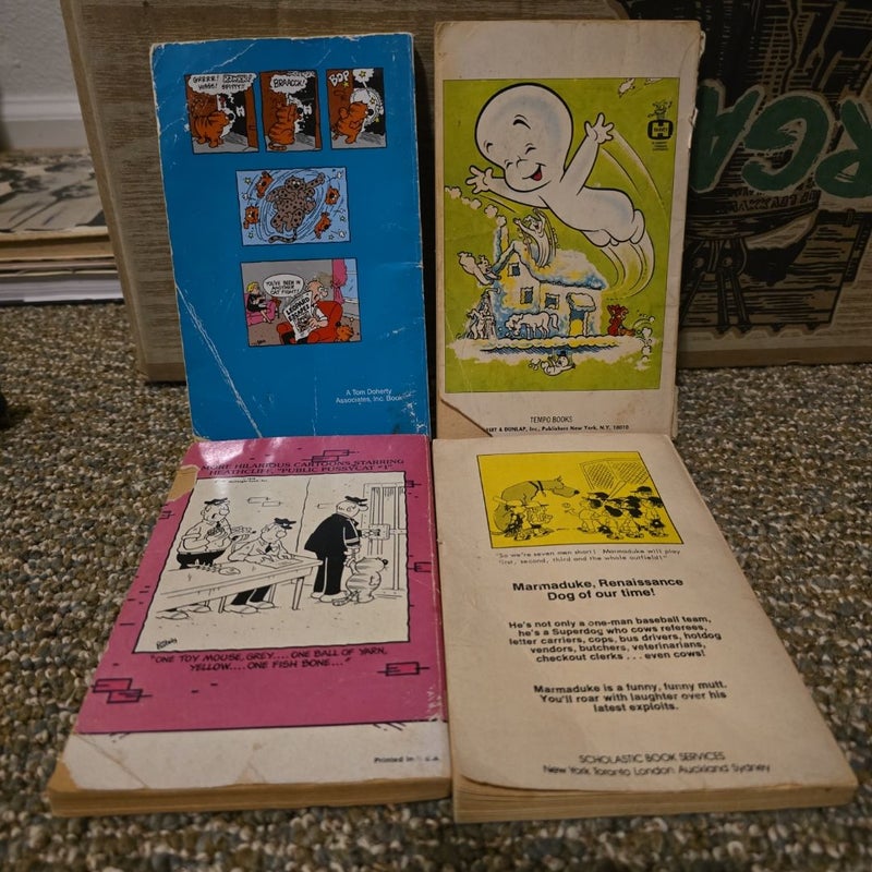 4 vintage comic books