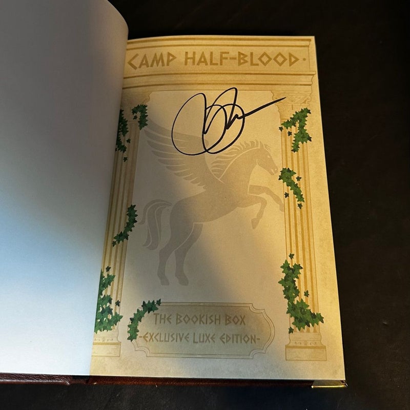 Percy Jackson - Signed Bookish Box Edition