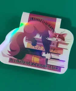 Cat stack magnetic bookmark 
