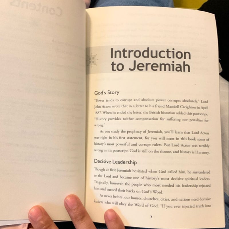 The Wiersbe Bible Study Series: Jeremiah