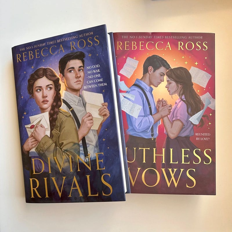 Divine Rivals & Ruthless Vows UK Hardback Bundle (Letters of Enchantment Duology)